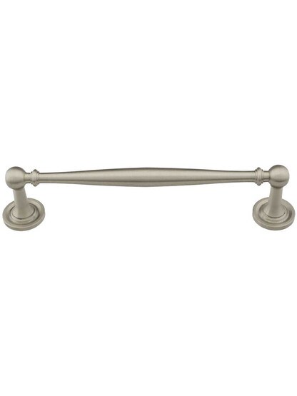 Rhode Cabinet Pull - 6 inch Center-to-Center in Satin Nickel.